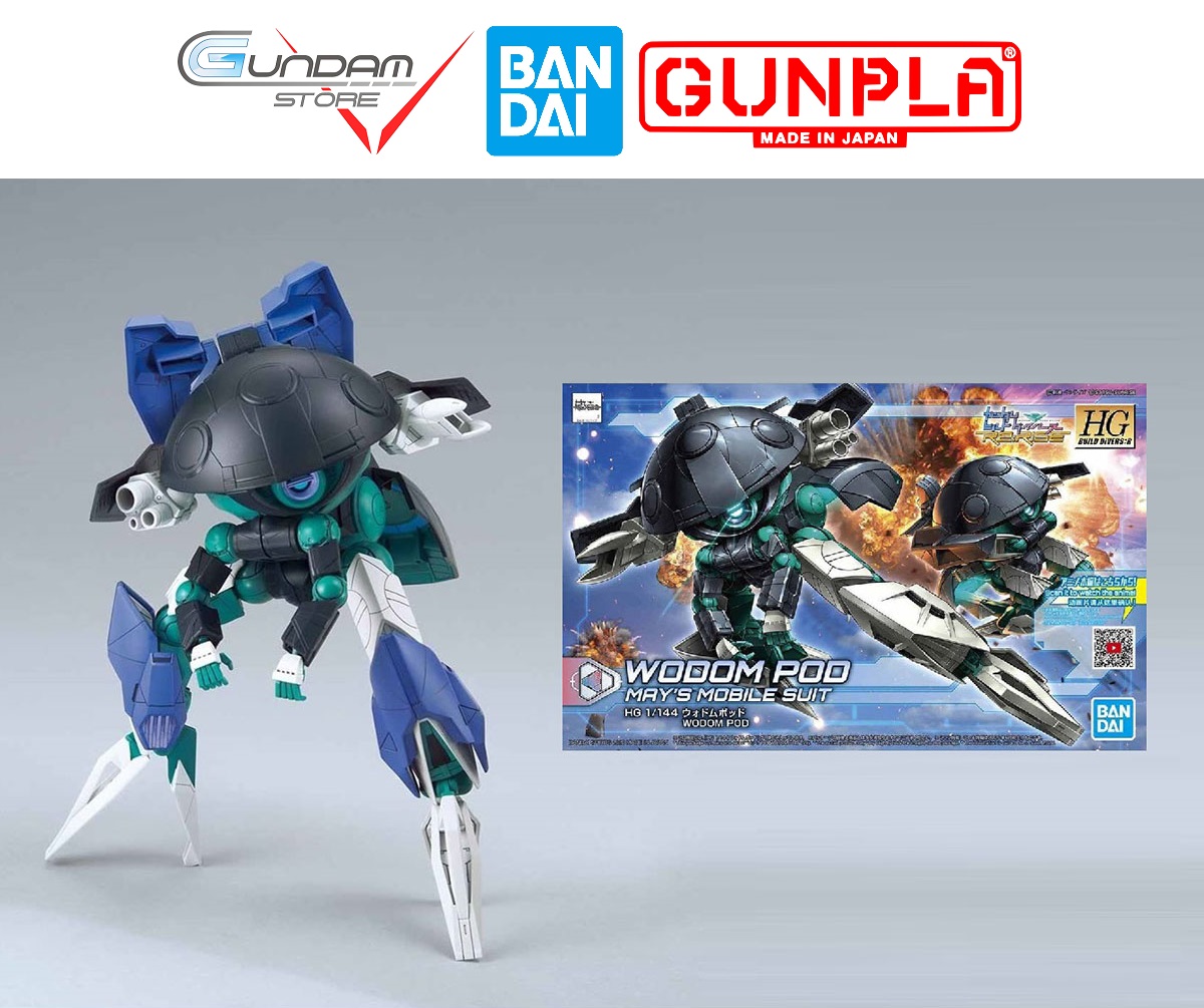 Mô Hình HG Wodom Pod Gundam Bandai HGBD Build Divers Re : Rise Đồ Chơi Lắp Ráp Anime Nhật