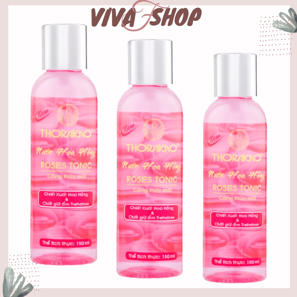 Toner nước hoa hồng THORAKAO Roses Tonic / Toner hoa hồng cấp ẩm
