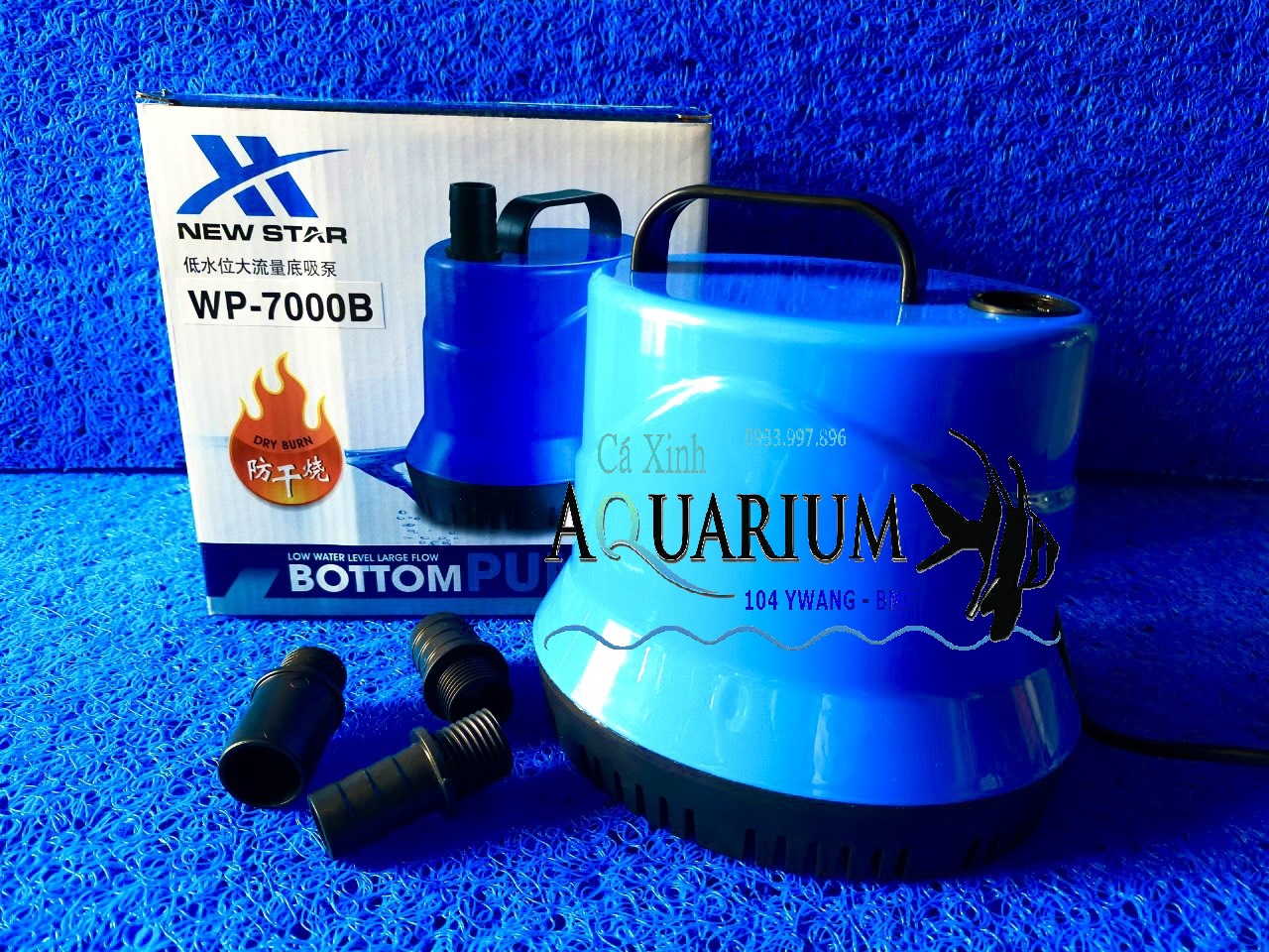Máy bơm hút đáy hồ cá sobo wp 7000b