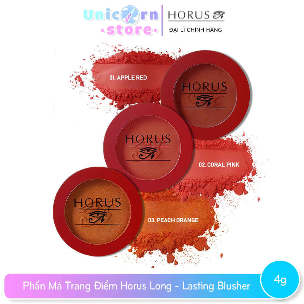 Phấn Má Trang Điểm Horus Long - Lasting Blusher 4g