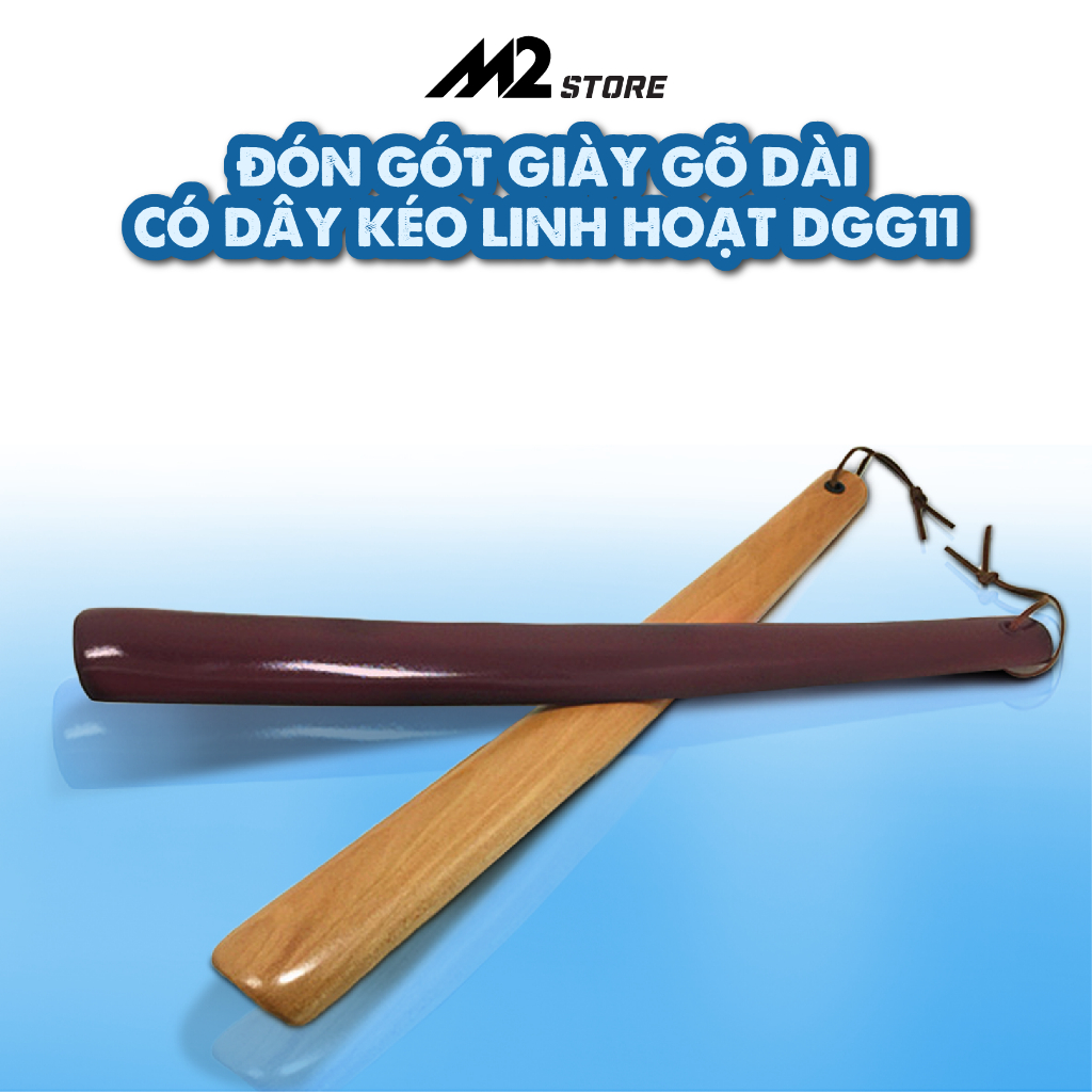 Đón gót giày gỗ dài có dây kéo linh hoạt XIMO