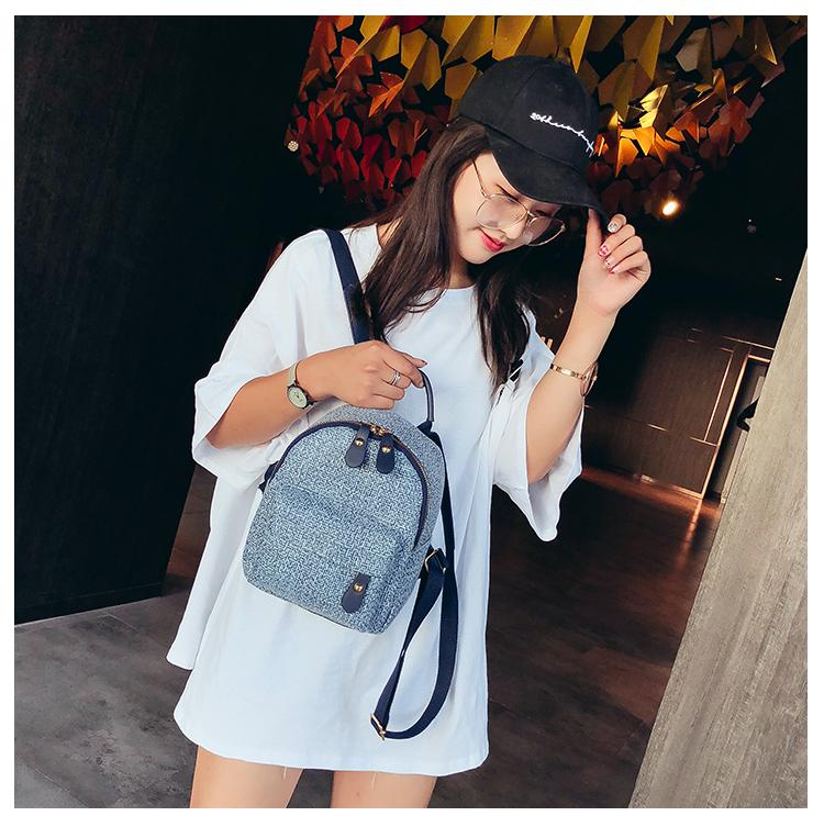 [HÀNG MỚI VỀ] Balo chất liệu giả cói xinh xắn( 2 SIZE )-B88