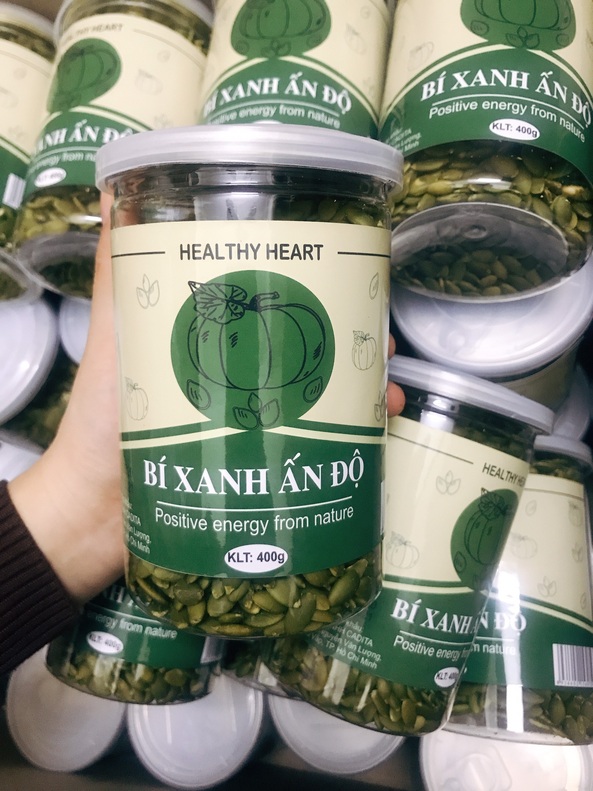 400gr nhân hạt bí xanh ấn độ