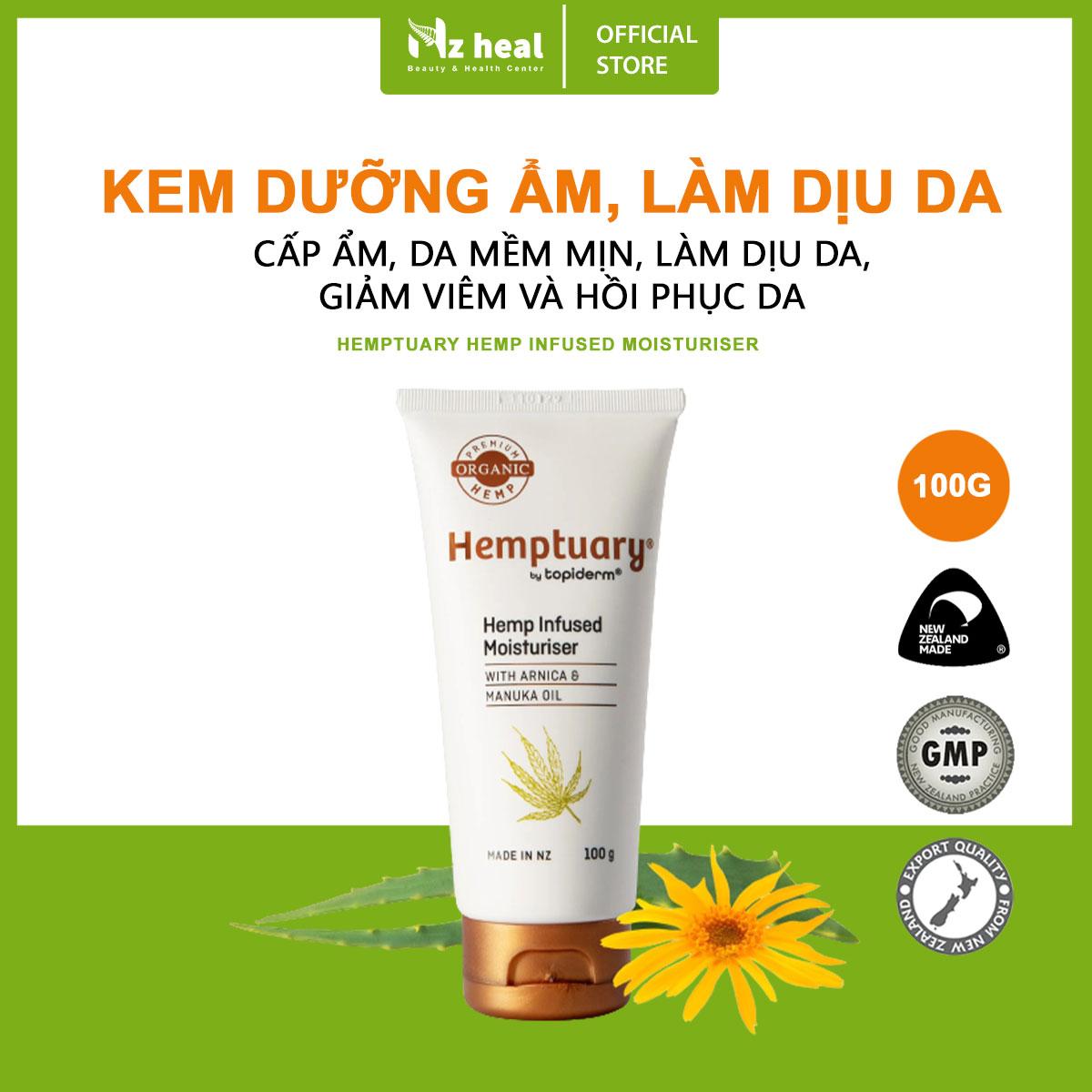 Kem Dưỡng Ẩm Hạt Gai Dầu Hemptuary He.mp Infused Moisturiser 100g