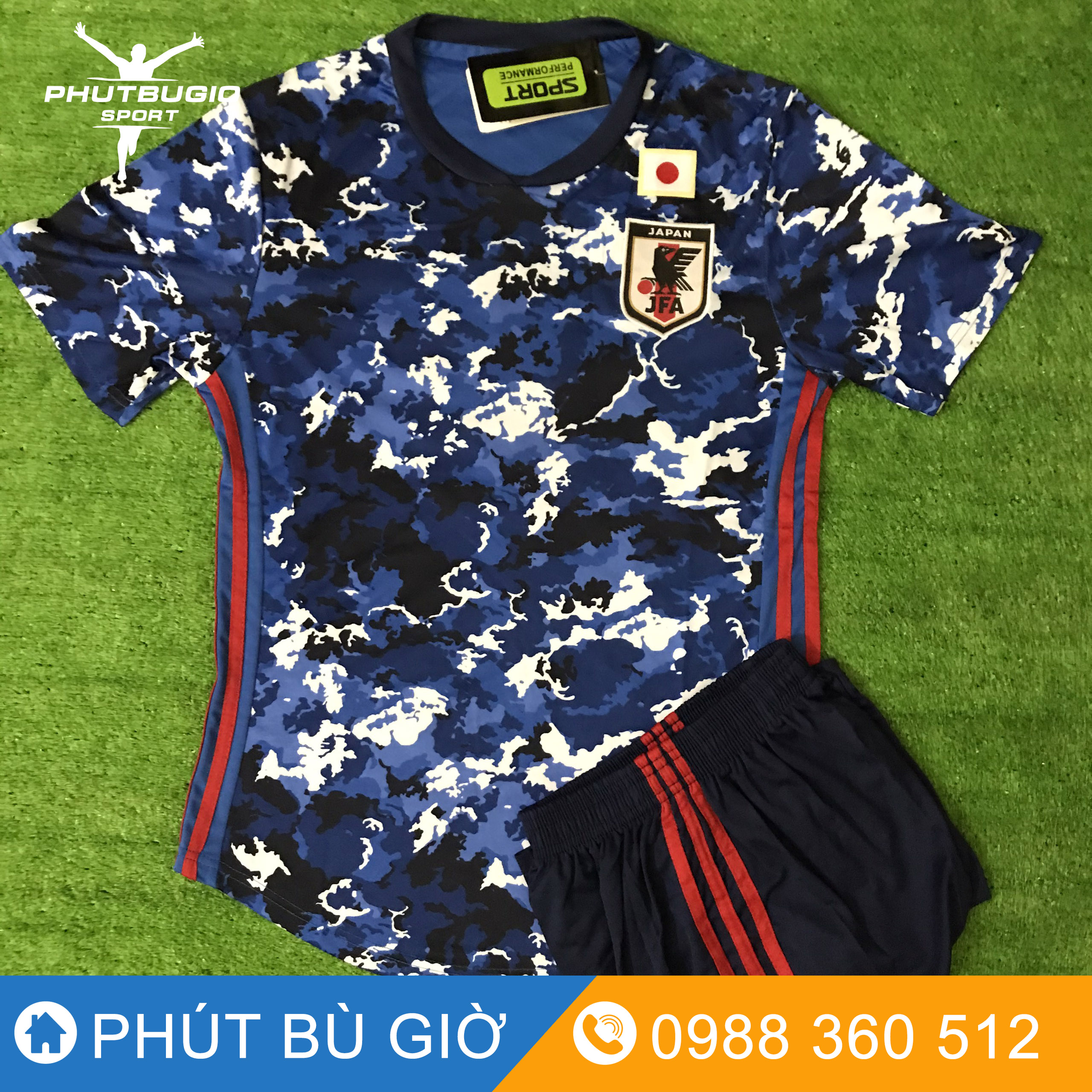 [ẢNH THẬT] Bộ quần áo bóng đá ĐỘI TUYỂN JAPAN NHẬT mới nhất THUN LẠNH CAO CẤP - Quần áo bóng đá chất tốt / Phút Bù Giờ Sports