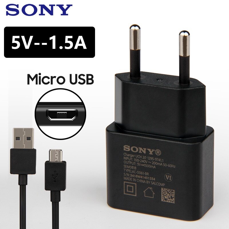 [HCM]Sạc sony uch20 5v 1500mAh cho các dòng máy sony không cần dùng đến sạc nhanh [ Chính hãng | bảo hành 12 tháng ]