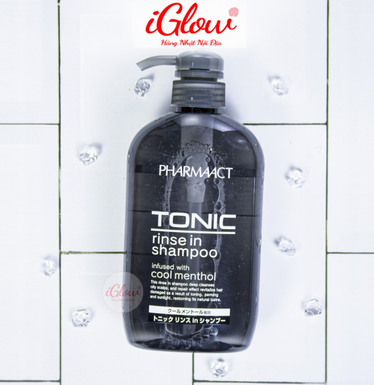 Dầu gội dành cho nam tonic pharmaact 600ml nhật bản