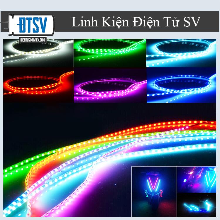 Đèn Led Dây Dán Xe Máy 12V Dài 1m Không Nháy- Linhkiendientusv.vn