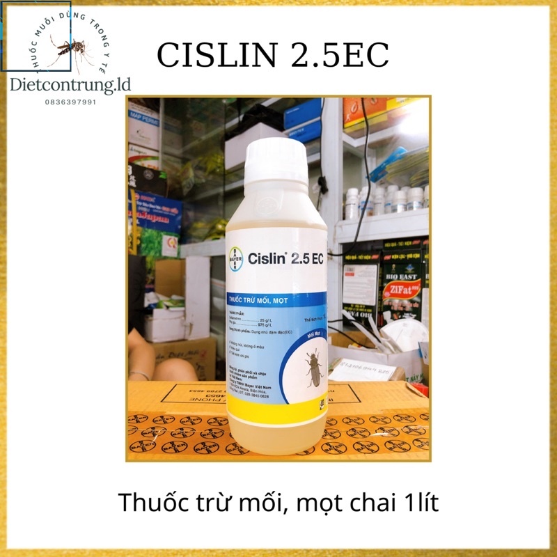 Cislin 2.5ec - thuốc diệt mối và mọt gỗ .