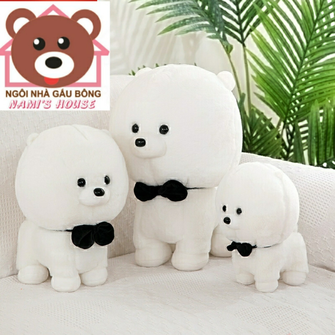 Gấu bông cún con - chó nhồi bông giảm giá tri ân