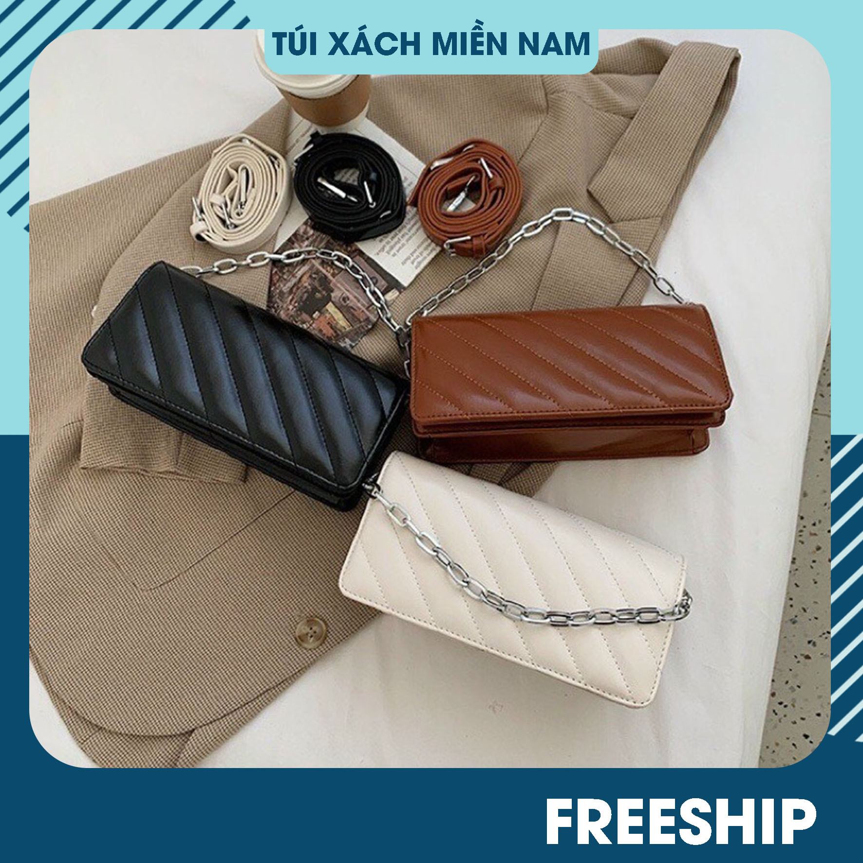 Túi đeo chéo nữ mini đẹp thời trang giá rẻ dễ thương đi chơi công sở sang trọng HT079