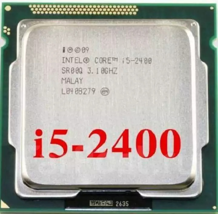 Bộ vi xử lý intel cpu core i5 2400 3.40ghz ,95w 4 lõi 4 luồng, 6mb cache socket intel lga 1155