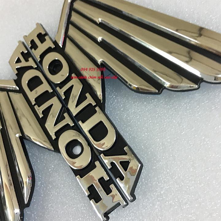 Tem trang trí chữ HONDA kiểu cánh chim|phụ tùng xe