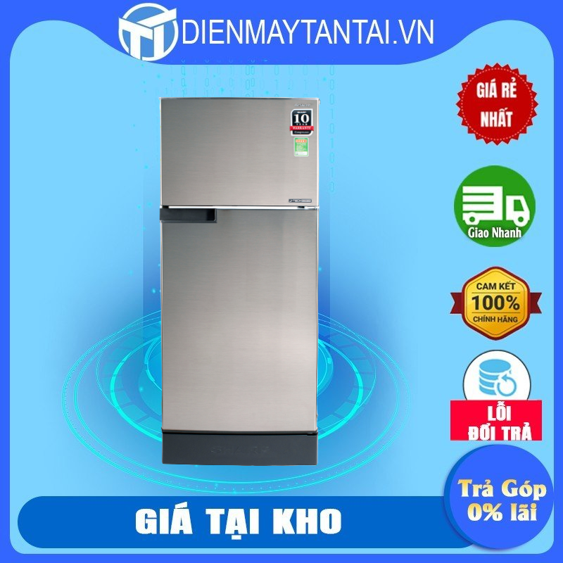 Tủ lạnh sharp inverter 150 lít sj-x176e-sl