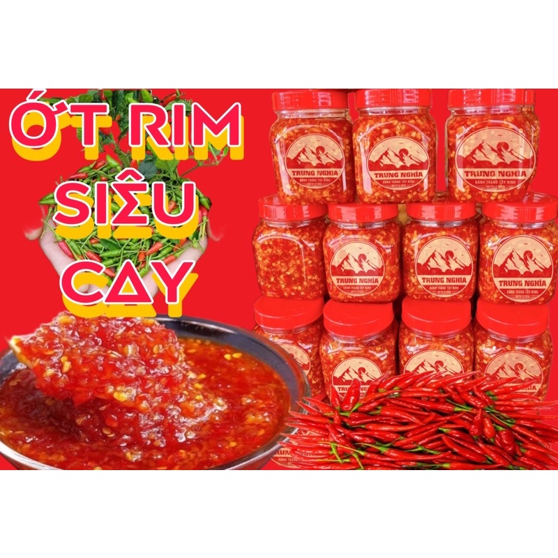 150g ơt rim bánh tráng ớt tắc trung nghĩa
