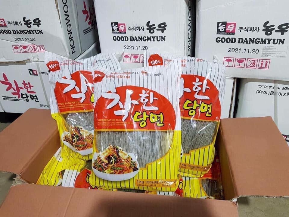 Miến GOGI chuẩn Hàn quốc dai từ bột khoai lang, không sợ nóng gói 1KG
