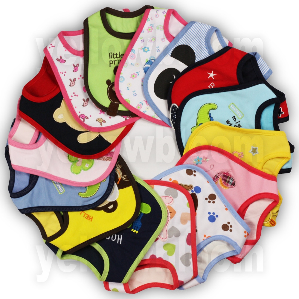 【DT】hot！ Baberos Bandanas Burp Cloths Baby Girl Cartoon Kids Dinner Feeding Bibs