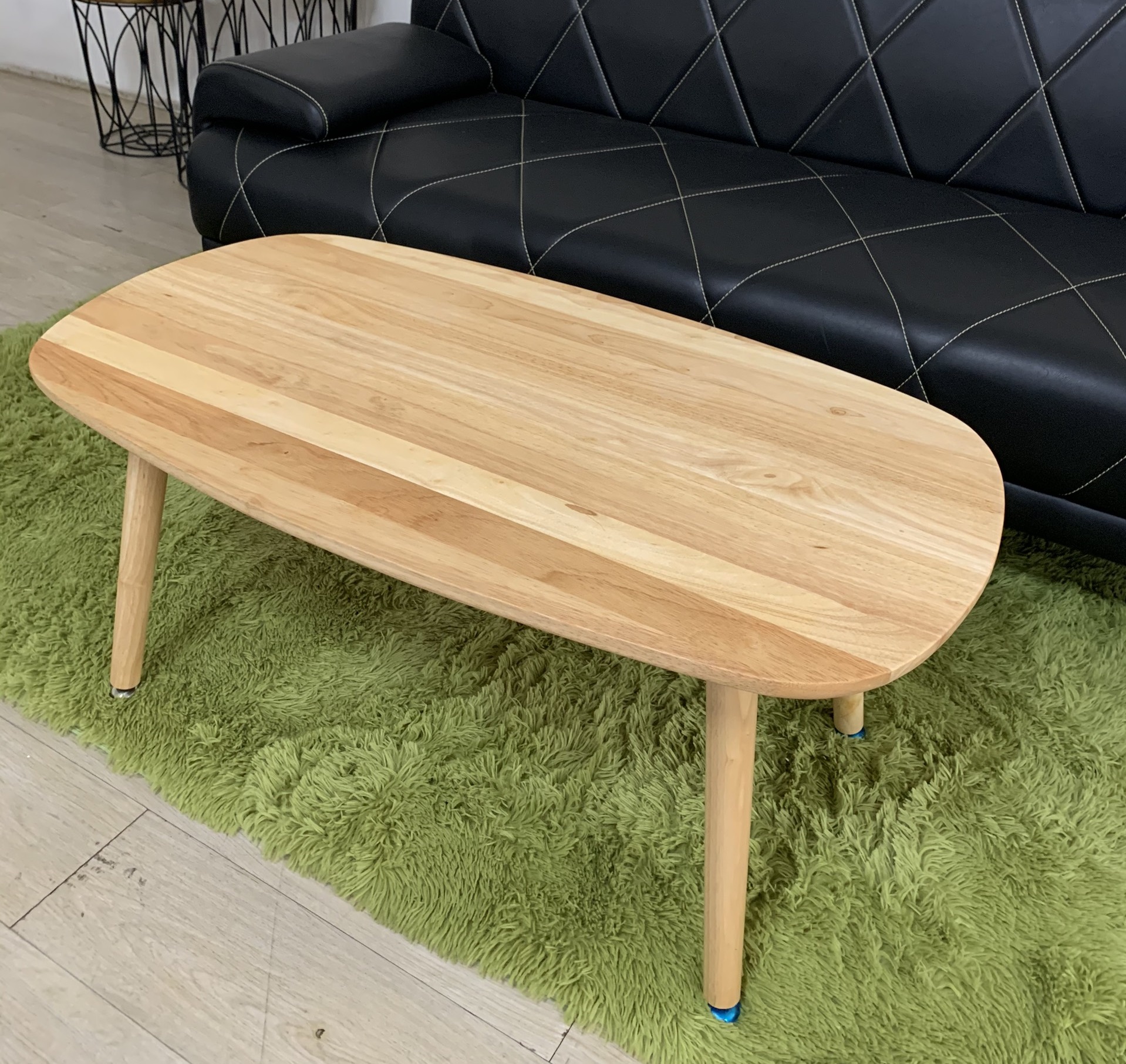 Bàn trà sofa gỗ cao su ghép 9040