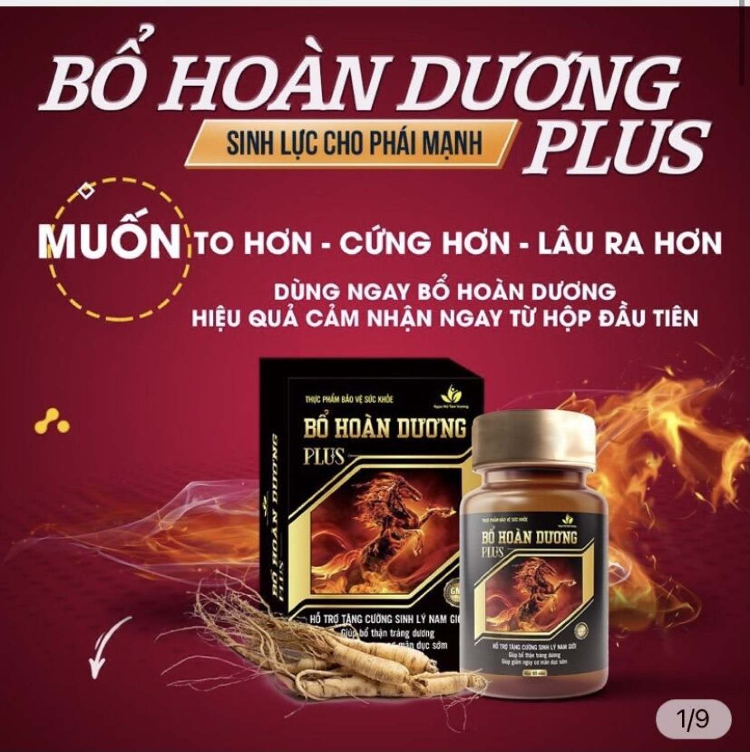 Bổ hoàn dương plus cao cấp