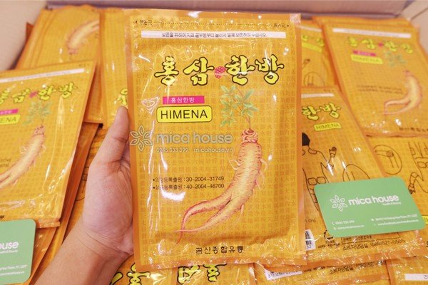 Cao dán hồng sâm hàn quốc hinema giảm nhức mỏi