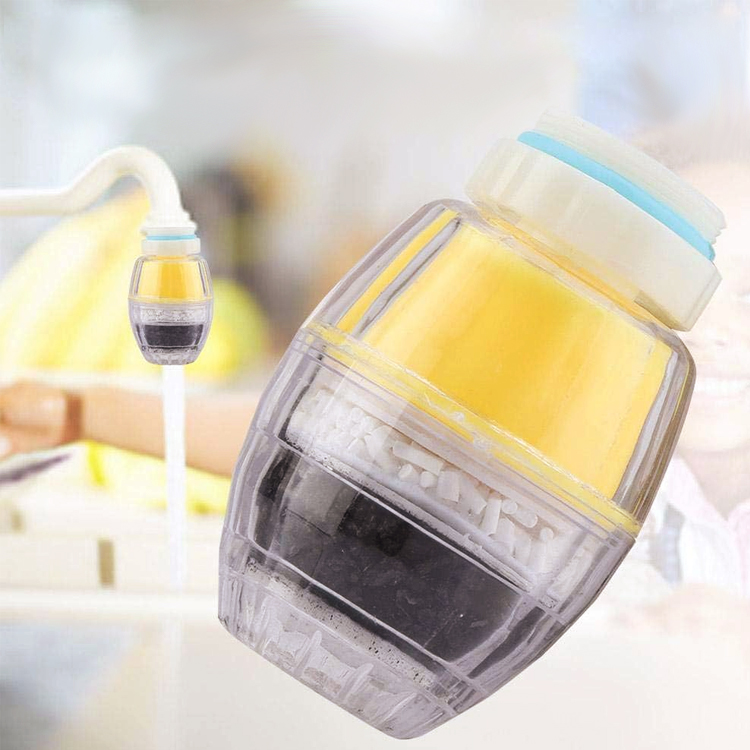 Đầu lọc nước tại vòi 5 tầng nhỏ gọn, đầu vòi trực tiếp tại vòi 5 tầng than hoạt tính siêu sạch, đầu lọc nước, vòi lọc 5 tầng