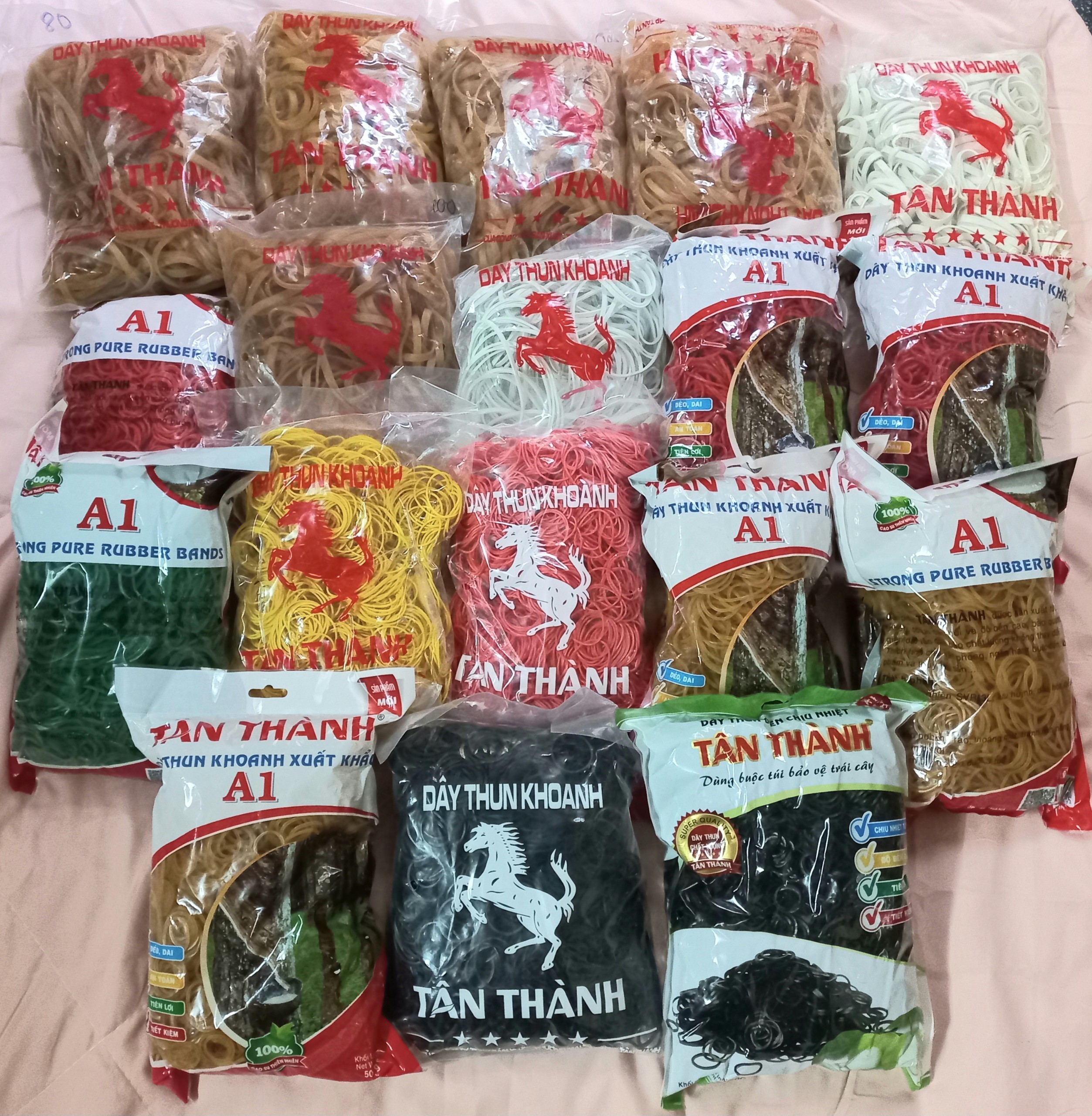(500gr/bịch) Dây thun vàng siêu dẻo, dây chun cao su, dây chun vàng, thun cột tiền, thun cột, dây chun cột