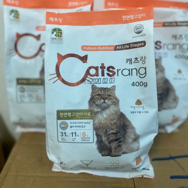 400gr Catsrang thức ăn cho mèo nhập khẩu Hàn Quốc chất lượng đảm bảo an 400gr Catsrang thức ăn cho mèo nhập khẩu Hàn Quốc chất lượng đảm bảo an