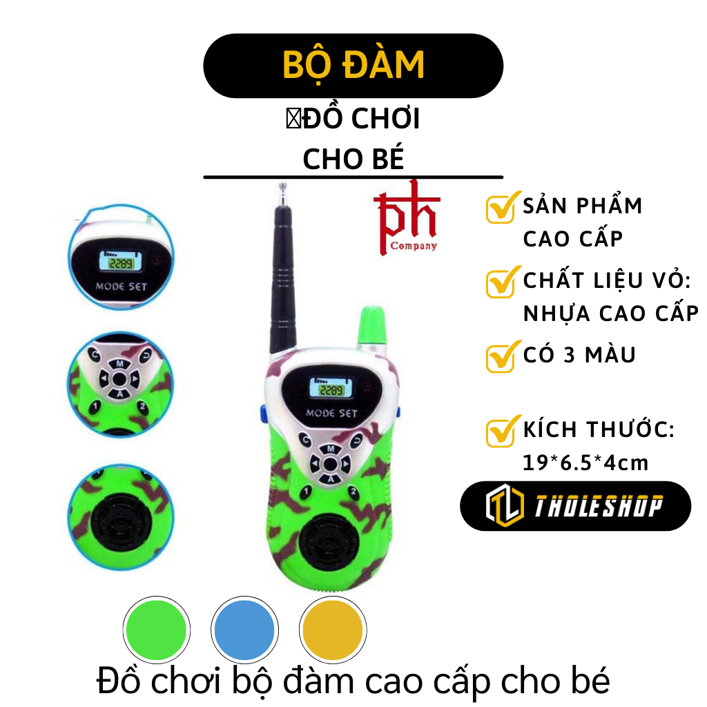Bộ đàm đồ chơi - Đồ chơi bộ đàm cho bé, bộ đàm cho bé và gia đình khi vui chơi ở các cuộc phiêu lưu bên ngoài -