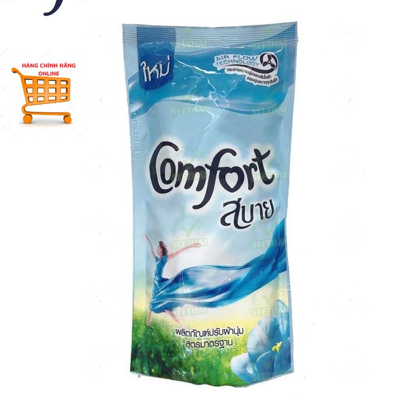Combo 3 túi nước xả comfort 580ml thái lan- màu xanh
