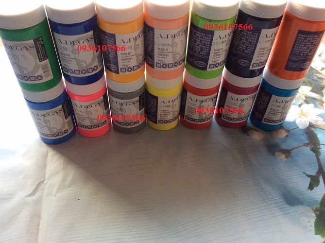 Màu vẽ acrylic 3d 300ml - màu đẹp