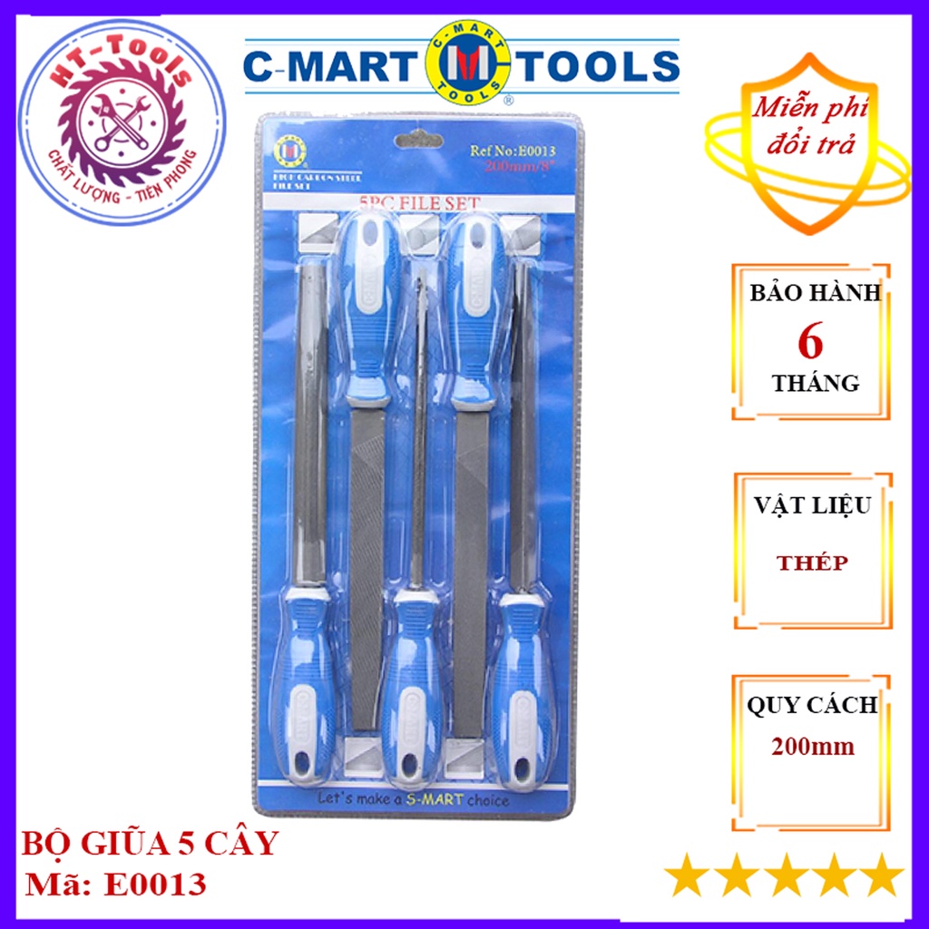 Bộ dũa 8inch/200mm e0013 c-mart