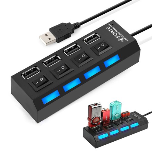 HUB CHIA 4 CỔNG USB CÓ CÔNG TẮC