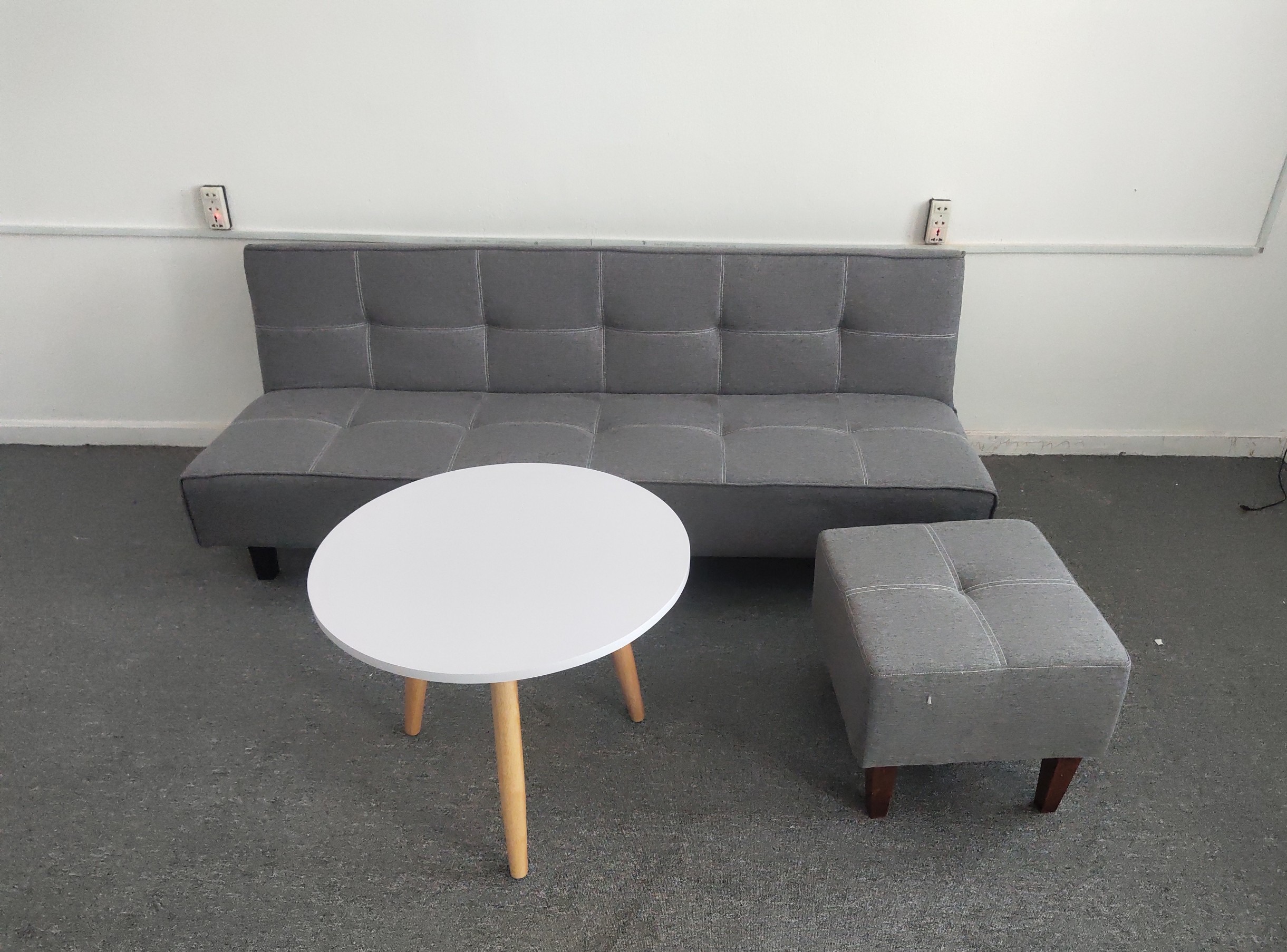 [ Hà Nội ] Sofa giường. Sofa bed. Ghế giường đa năng. Chất liệu vải. 6 chân gỗ chắc chăn. Kích thước 1m7 x 86 cm