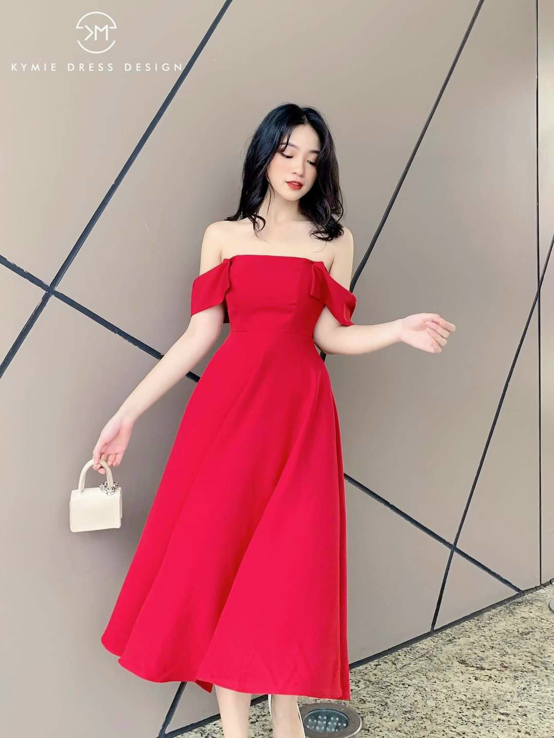 Đầm xòe có mút-QH#damnu