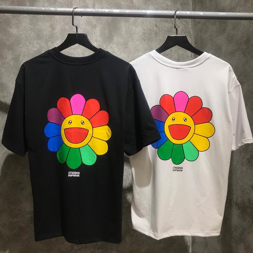 Áo thun hoa kiki - 100% cotton