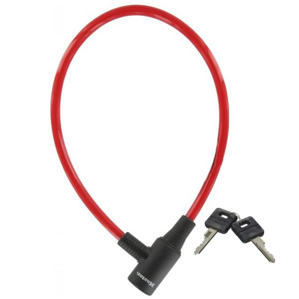 Khóa xe đạp master lock 8169 d dây cáp dài 65cm 2 chìa răng cưa - mitishop