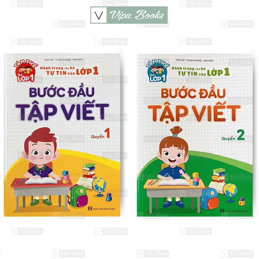Sách - Combo 2 Quyển Bước Đầu Tập Viết - Hành Trang Cho Bé Tự Tin Vào Lớp 1