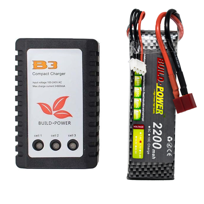 Pin lipo 2200mah và bộ sạc pin lipo - atdtech