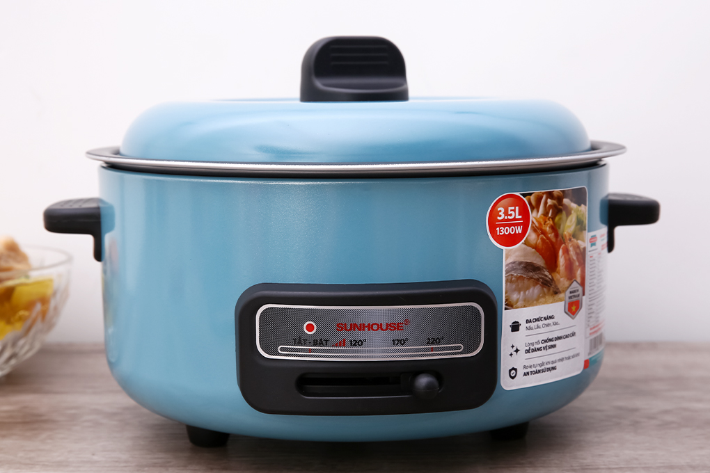 Nồi lẩu điện sunhouse shd4527 3.5 lít