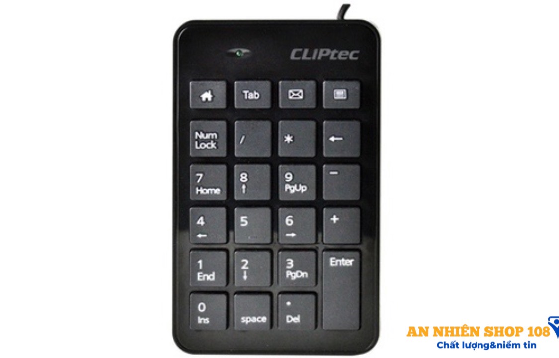 Bàn phím số cliptec rzk231