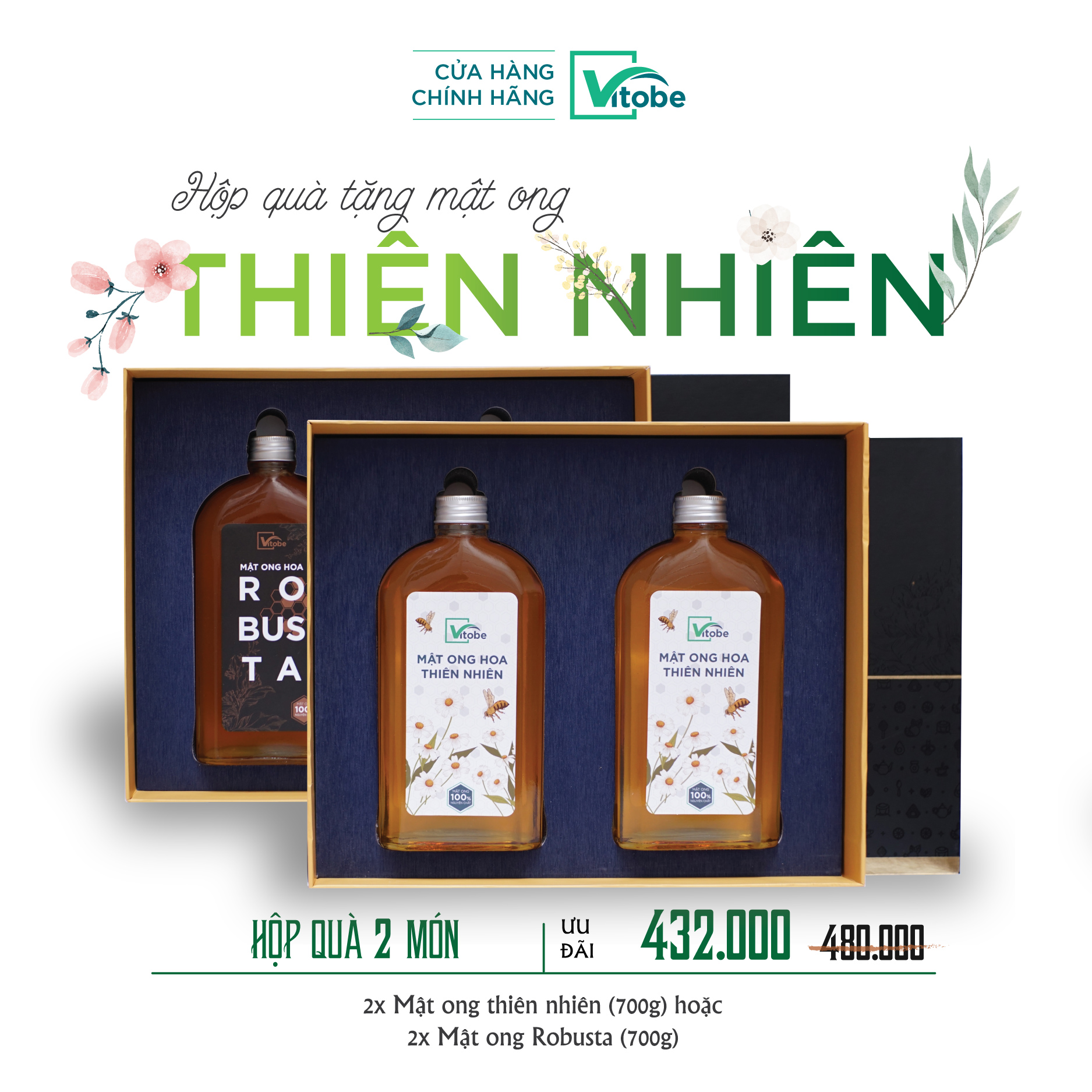 Set quà mật ong thiên nhiên