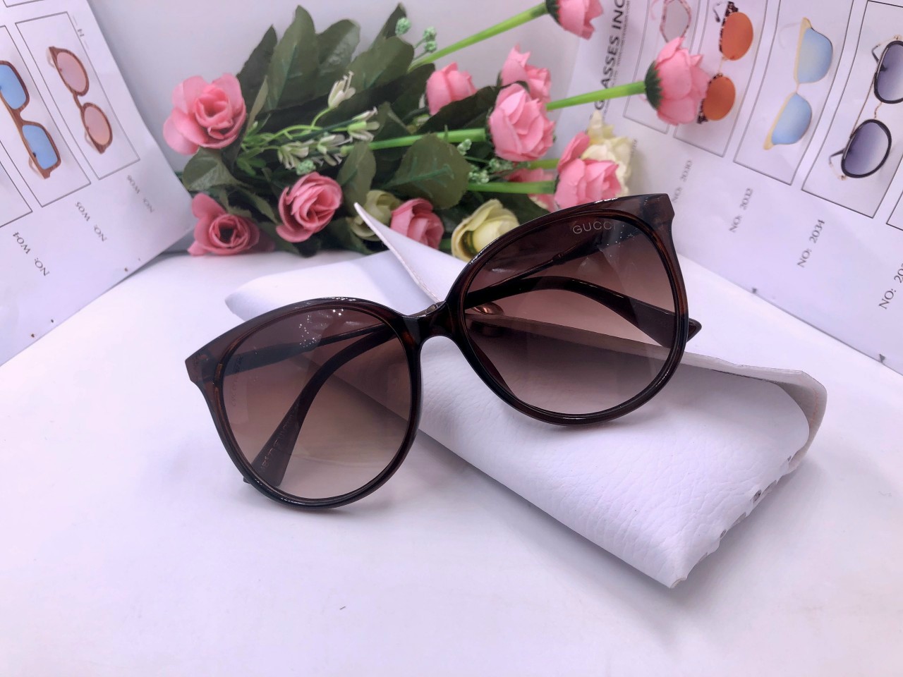 Kính chống tia UV cho nữ 7K1719 - Bảo hành 12 tháng - Mắt kính mát thời trang nữ - Kính râm nữ 2019