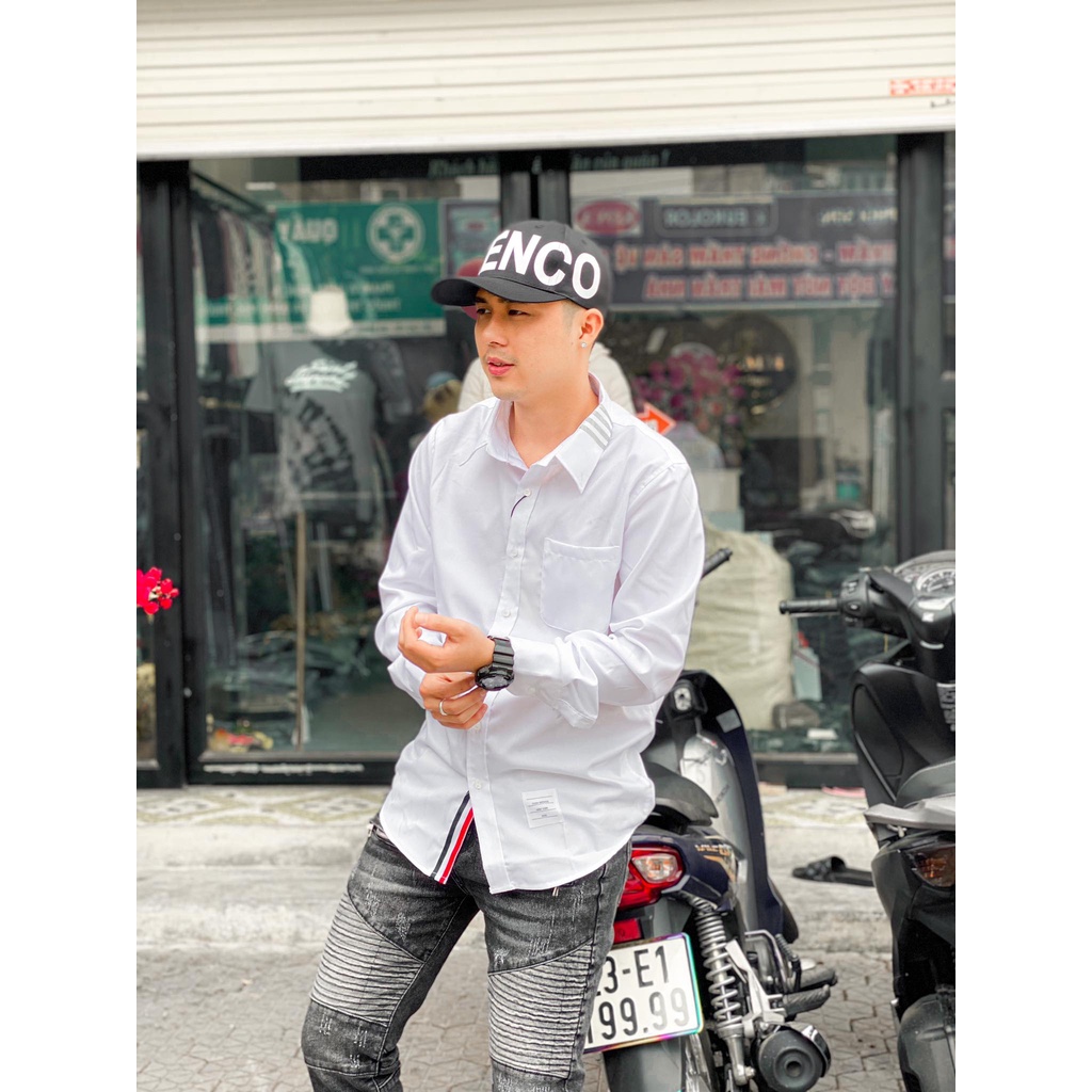 Áo Sơ mi 3 gạch Thom browne hàng đẹp chất xịn