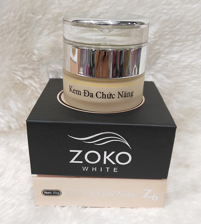 Kem trắng da đa chức năng vip zoko white z6 35g