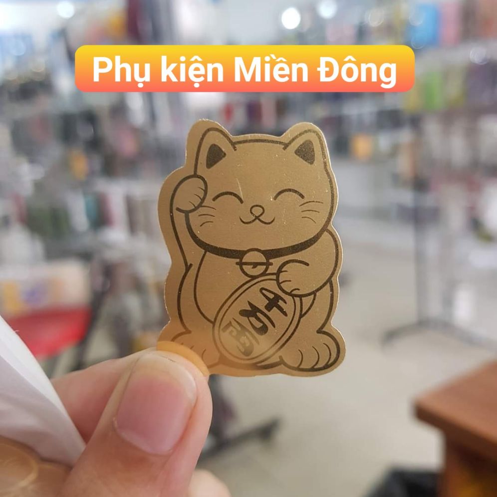 Mèo, Trâu mạ vàng 24k chiêu tài lộc cho gia chủ