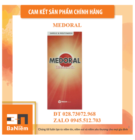Nước súc miệng medoral 250ml