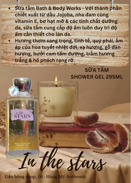 Sữa tắm bath and body works in the stars 295ml