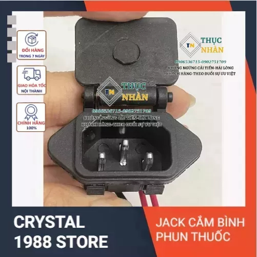 Chấu sạc điện phụ kiện thay thế cho bình phun thuốc trừ sâu bằng điện bị hư