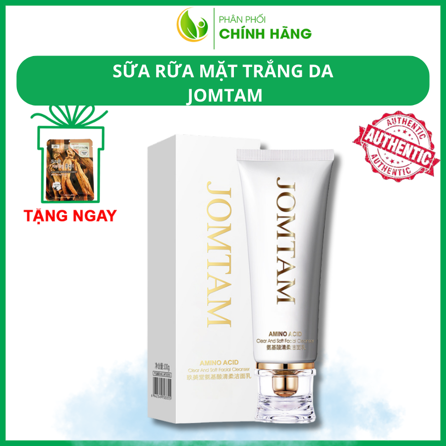 Sữa rửa mặt trắng da jomtam - jomtam sữa rửa mặt giảm mụn, nâng tông, se khít lỗ chân lông, kiềm dầu - khỏe đẹp 247