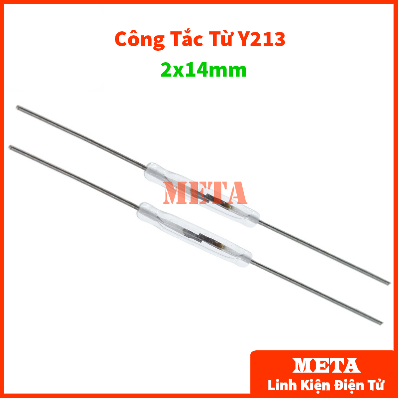 Công tắc từ tính y213 thường mở 2x14mm - công tắc nam châm 2x14mm